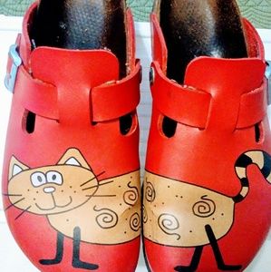 Birkis cat clog style slip on shoes